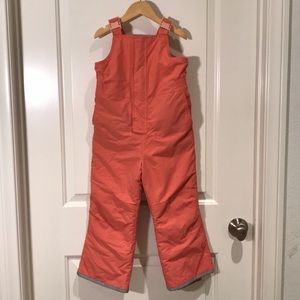 Hanna Andersson Girls Insulated Snow Bib Overalls